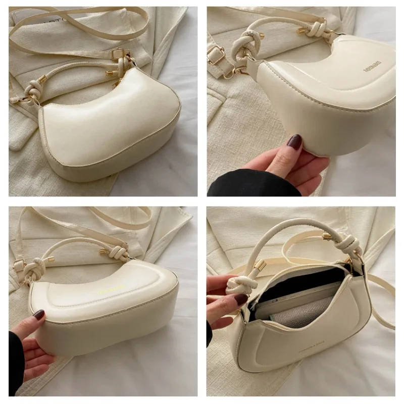 Trendy Soft Pu Leather Shoulder Bag,