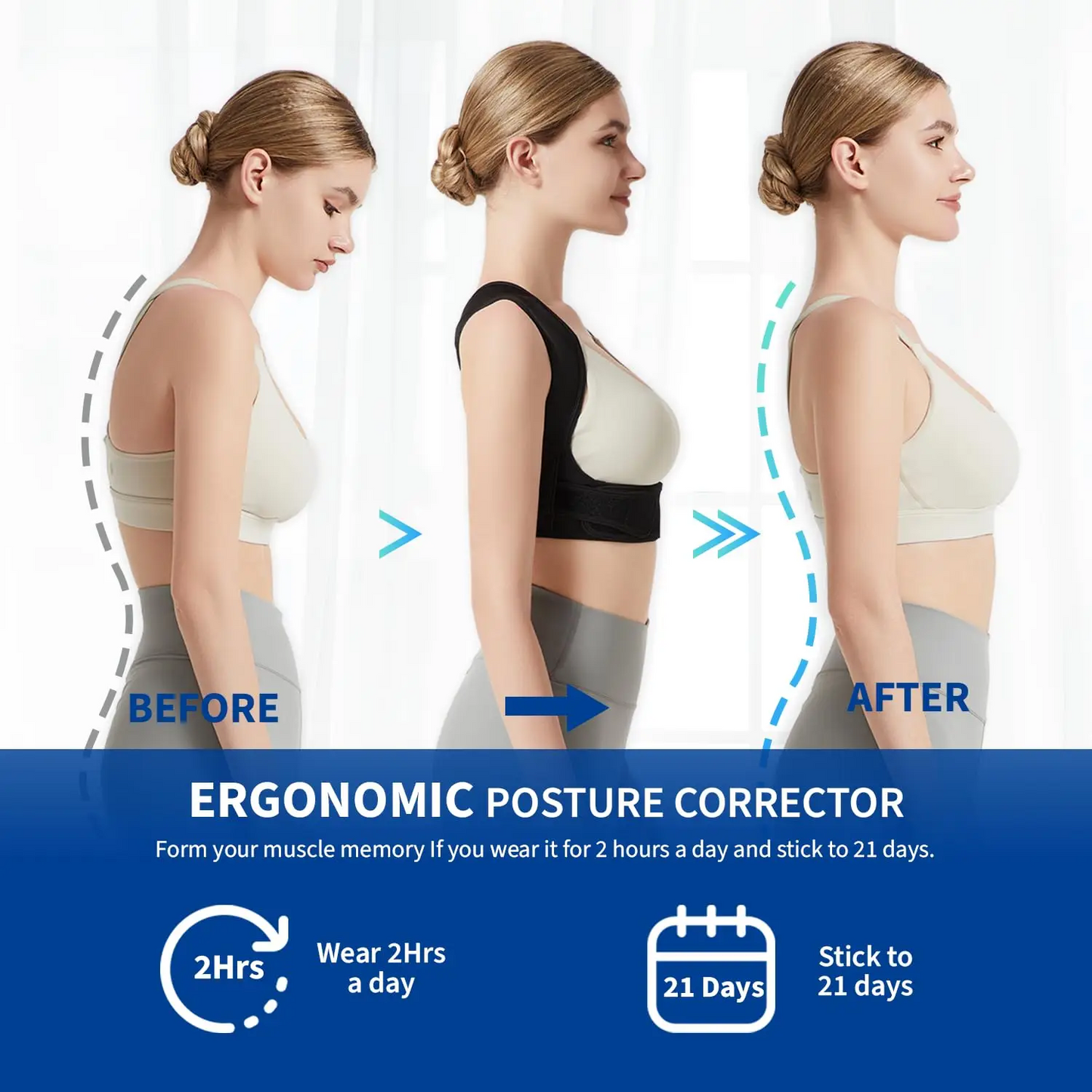 NEENCA Posture Corrector for Back Support