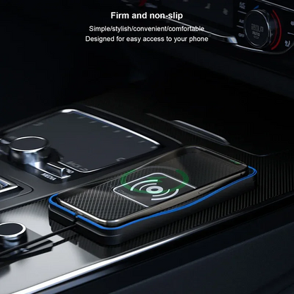 15W Car Wireless Charger Silicone Anti-skid Pad