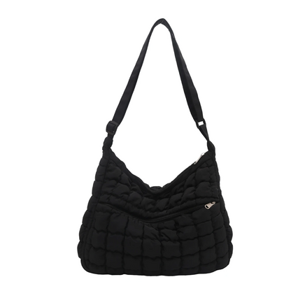 Quilted Puffer Shoulder Bag for Women
