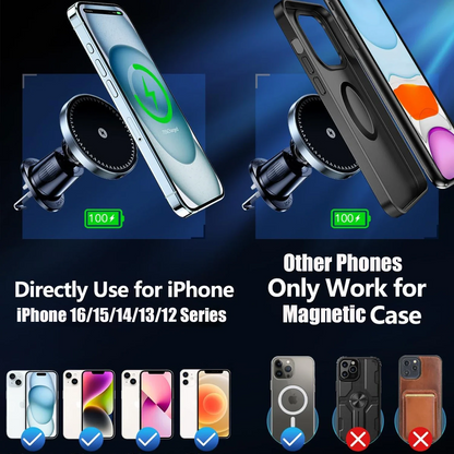 UYUXIO Strong Magnetic Wireless Car Phone Charger