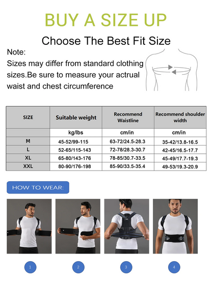 VBOSi Adjustable Back Support Posture