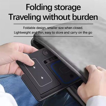 Desktop Foldable 3 In 1 Wireless Charger Stand Pad