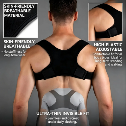 Adjustable Posture Corrector Metal Back