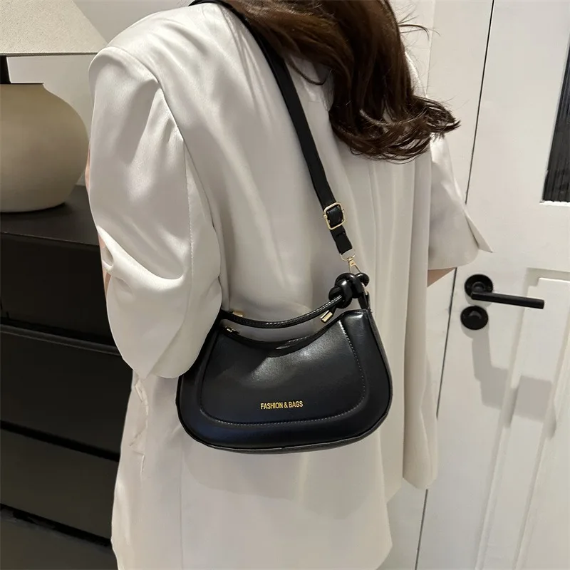 Trendy Soft Pu Leather Shoulder Bag,