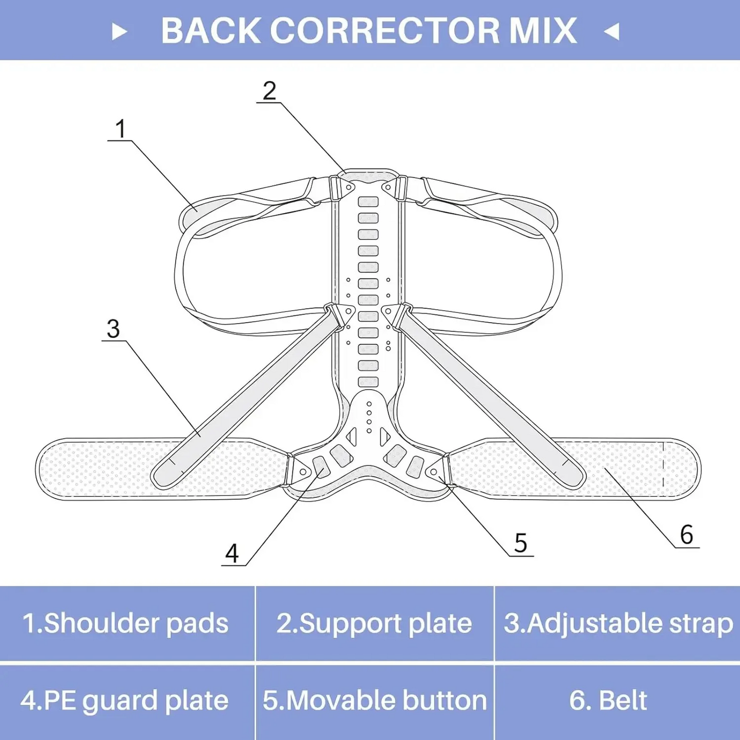 Adjustable Invisible Posture Corrector