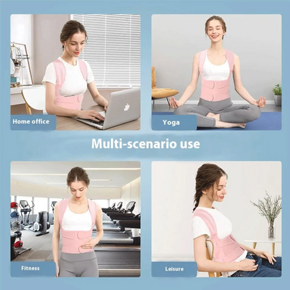 JUSTLANG Posture Corrector – Adjustable Back Brace