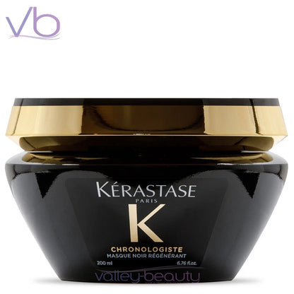 Kérastase Chronologiste Rituel Noir Régénérant Caviar Pearls Hair Treatment – Luxury Hair & Scalp Revitalizing Ritual
